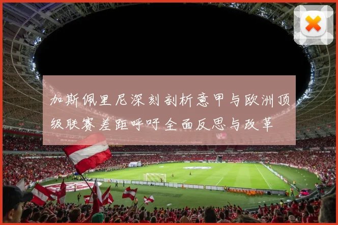 加斯佩里尼深刻剖析意甲与欧洲顶级联赛差距呼吁全面反思与改革